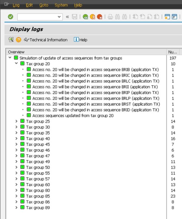 Migration Access Sequence results